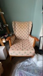 3 small armchairs 3 small armchairs. in reasonable condition, would need reupholstering to reuse. SW1V - removed for £50