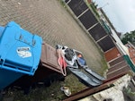 4 wheelie bins Tenants have left and packed 4 wheelie bins full of rubbish M4 - removed for £80