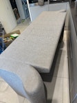 sofa with small chaise Sofa with small chaise, about 1.6 meters long and 0.8m wide HP18 - removed for £60