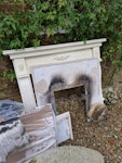 old fireplace old fireplace and gas fire about bags of genaral waste. 3 large and 1 small pallet. Cheers. KT18 - removed for £100