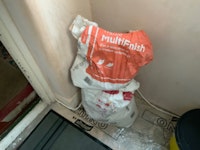 Bags of rubble front door collected by Waste Machine