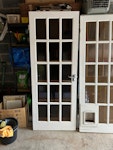 Wooden doors 4 wooden doors with 15 panels. 1 door with 6 panels. SK10 - removed for £50