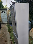 FRIDGE FREEZERS, FRIDGE, OVEN Fridge (working)
2 x fridge freezers (working)
Oven working, Broken door 
Cooker (working)
Washing machine (working)
Various kitchen cupboards 
Gas hob ME12 - removed for £250