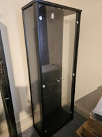 4 glass display cabinets collected by SID WASTE LTD