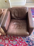 3 seater sofa, single armchair High quality leather sofa and armchair, looking for a new home. SE3 - removed for £125