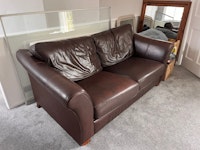 Leather Sofa Bed collected by Clear View Waster services