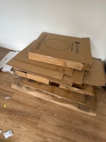 12 cardboard boxes collected by Wasted