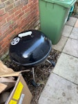 recyclable rubbish mostly cardboard a barbecue and a bookshelf not needed KT19 - removed for £100