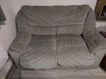 Sofa 2 seater 2 seater sofa grey fabric. UB8 - removed for £60