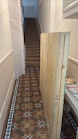 Wooden plywood crate. collected by Marylebone Waste Management LTD