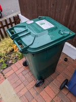 Green bin full green waste collected by Capital Recycle LTD