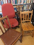 5 small pieces of furniture 3 dining chairs, 1 office chair, 1 kitchen table N10 - removed for £60