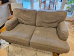 Sofa Sofa to be collected from living room in a lower ground floor flat with 5 stairs down to access. Does not need to be dismantled to fit through the doors. NW3 - removed for £65