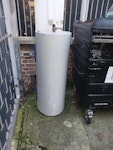 empty 150l water cylinder N1 - removed for £40