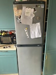 fridge fridge still has power because light still works, but isn't getting cold! Could probably be fixed N4 - removed for £80