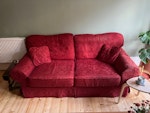 3 SEATER SOFA three seater sofa needed to be taken asap EH11 - removed for £85