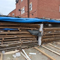 Chipboard sheets 2m x 2.8m collected by C Leighton Trading