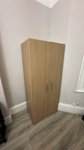 Wardrobe Wardrobe in decent condition.
Approximate dimensions:
Height 180cm 
Width 76cm
Depth 52cm NW3 - removed for £50