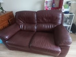 2 seared sofa 2 seared leather sofa OL10 - removed for £70