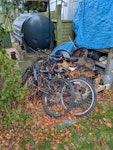 Rubbish from garden Large stainless steel fridge, working.

Few push bikes and scrap and some other plastic and wood bits TN25 - removed for £150