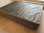 bed frame 160x200cm both items in good condition good to be reuse
Double size bed frame with 2 storage boxes SW2 - removed for £50