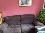 Two sofas . Reusable three sitter and two sitter sofas. KT21 - removed for £101