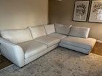 Corner sofa Corner sofa , can be split into two parts for removal OL3 - removed for £85