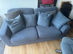 2 seater sofa grey 2 seater sofa RG1 - removed for £70