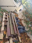 A few decking boards. I have a small rubbish collection job. To collect the wooden decking boards and the four black bags in the corner of the patio area.

The boards are old decking that covered a small patio, so there aren’t too many of them. Just the boards and the bags visible in the picture please. Thank you BN3 - removed for £60