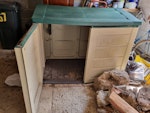 Rubble and garden storage box Rubble, plastic garden storage box can be ready used ME15 - removed for £125