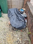 Pallet and other bits 1xwooden pallet 
4xbags of sand
1x robot vacuum cleaner
1xmanual lawnmower
1xsmall blow torch W3 - removed for £60