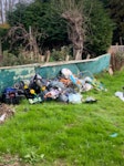 Bags of rubbish and baby items Around 5-10 bags of rubbish, 2 baby carseats, and few broken toys and baby walker LE9 - removed for £100