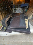 double bed unbolted double bed unbolted.(mattress not to be taken) wooden slats and an old metal wheelbarrow that barrow. DA13 - removed for £90