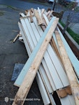 summer house wood planks Lengths of wood from a summer house, no felt etc, just lengths of wood. SM4 - removed for £160