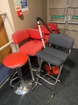 Furniture removal items to be removed 5 fobt stools, 1 bgt stool and 1 Henry hoover. DN5 - removed for £80