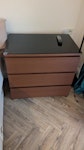 Small flat clearance Double divan bed, IKEA wardrobe (no doors), extendable dining table, nice chest of drawers. Also a camp chair, standard lamp and very small portable flat screen TV. N1 - removed for £100