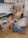 Household rubbish boxes/bags Collect late afternoon/eve 20th Nov or early morning 21st Nov. Boxes and black bags of household rubbish, lots of empty bottles. End of tenancy rubbish left from messy tenant. BN3 - removed for £120