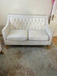 2 and 3 seater sofa a 2 seater and a 3 large seattr sofa set. the springs of some of the cushions are broken. stain on the fabric and some other little issues. 
size as below:
206 x 72 x 92 cm
143 x 72 x 92 cm EN2 - removed for £101