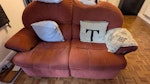 2 seater sofa & 3 seater sofa 2 sofas - 2 seater and 3 seater recliner sofas. They do split into 2 parts each GU16 - removed for £120