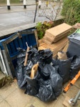 Black bags & insulation - 20 black rubbish bags
- Large offcuts woodfibre boards 2m2
- Box old tiles
- Small no metal & plastic batons

Easy access front garden. Best to collect before rain today to avoid boards soaking N4 - removed for £130