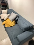 It’s a sofa from Made.com The sofa is still in a okay condition, but it needs fixing at the bottom. If you’re handy with repairs, this could be a great find WS1 - removed for £70