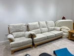 Sofa, 2 armchairs coffee table Moving house- unrequired sofa - 2 armchairs and 1 coffee table- perfect, comfortable clean and in good condition- B91 - removed for £0