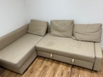 sofa bed, desk and chest of dr Moving so getting rid of corner sofa bad, small chest of drawers and a small desk. All used but in decent working order. Pick up asap please! From a flat with parking outside and a lift. SW11 - removed for £0