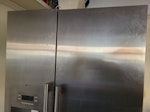 Fridge Freezer A stainless steel NEFF american style fridge freezer in working order.  Needs odd shelf / a drawer replaced.  Has an ice maker / chilled water also.  In front room easy to access. N14 - removed for £0