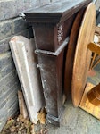 House Clearance Kitchen table and 4 chairs and fire mantle  piece and marble surround E14 - removed for £100