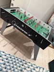 headboard football table cushi it is a headboard, floor cushion and small football table W11 - removed for £85