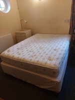 Double divan bed with mattress collected by roselinewasteclearance