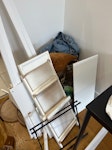 1x box plates pans & rubble 1x box of kitchen items like plates and pans, with some glasses. Then some furniture I have broken down into planks of wood (rubble) E8 - removed for £60