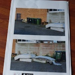 2 x large mattresses and bases Flytipping includes cardboard, wooden chair, 2 large mattresses and base units plus some other small household items. See the photographs DY4 - removed for £300