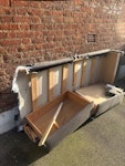 A broken bed frame Moving house and could not fit the bed down the stairs so had to break it. NW6 - removed for £50